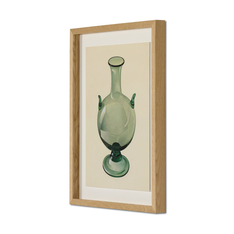 Green Vase by Edward White, 18"H x 15.5"W