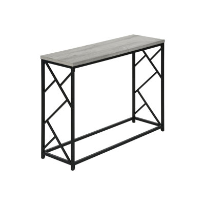 Table d'appoint contemporaine en gris et noir