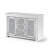 DeGrailly 57" Wide 3 Drawer Mirrored Glass Sideboard