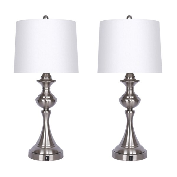 Latitude Run® Asia Metal USB Table Lamp & Reviews | Wayfair