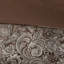 King/ King Duvet Cover - Elegant Platinum And Brown Design Chic Soft Blue