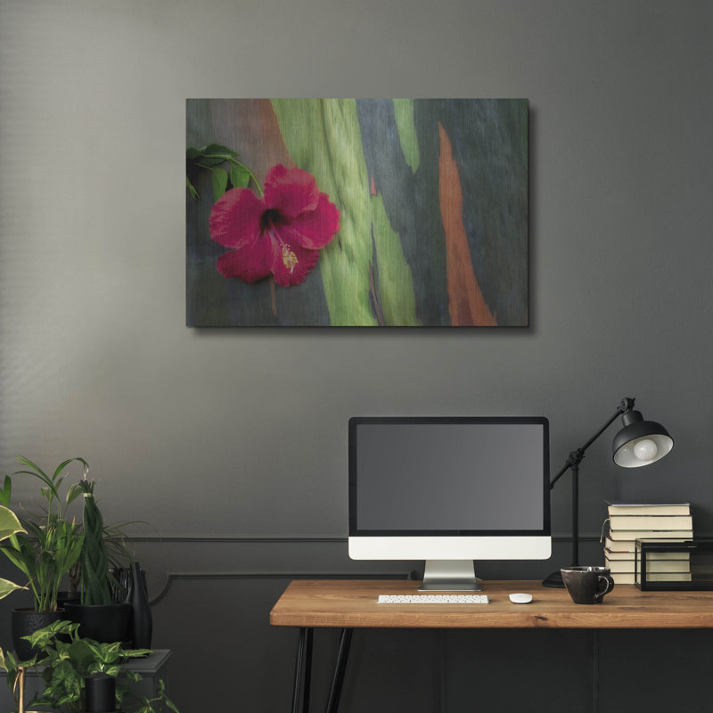 " Hibiscus " by Dennis Frates, 24" H x 36" W