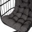 Hanging Chair with Stand and Dark Grey Cushion