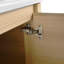 Meuble-lavabo sur pied 40 po et 2 portes à fermeture en douceur, emballage KD, contreplaqué (sans le lavabo)