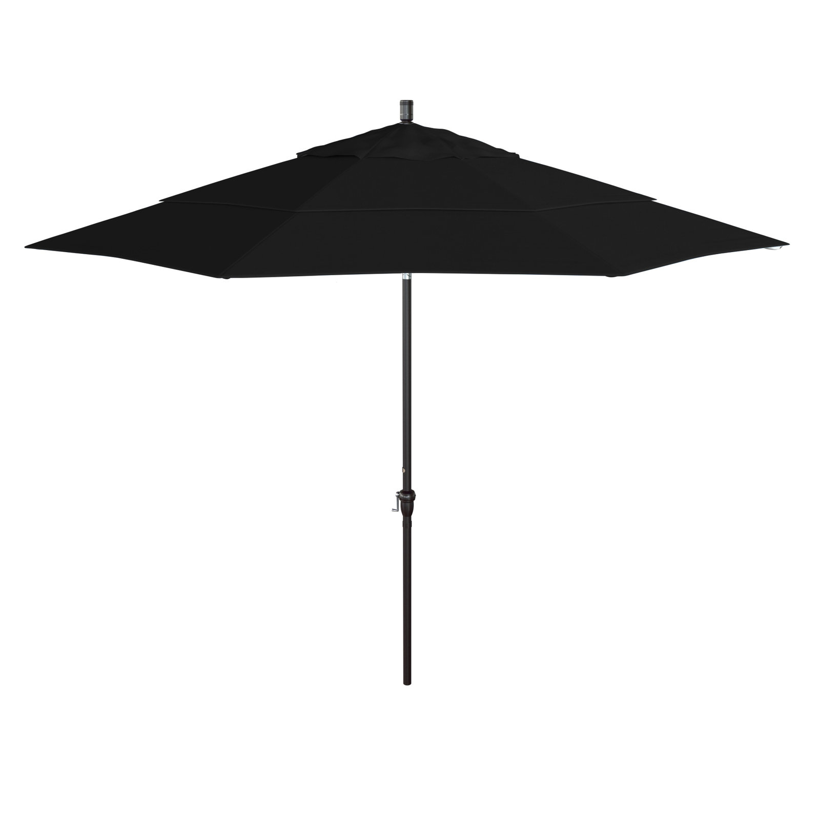 132'' Outdoor Umbrella, Black Performance
