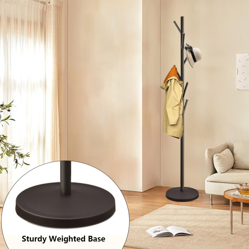 Coat Rack Freestanding, Black