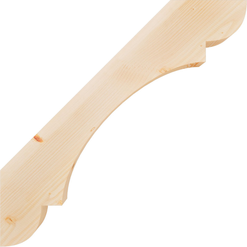 Attelle de genou olympique, Sapin de Douglas, H 36 po x l 3,5 po x P 36 po, Attelle lisse