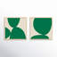 Green Ink. Set Of 2 Painting by Lee Lessem-1183783573-1183783575