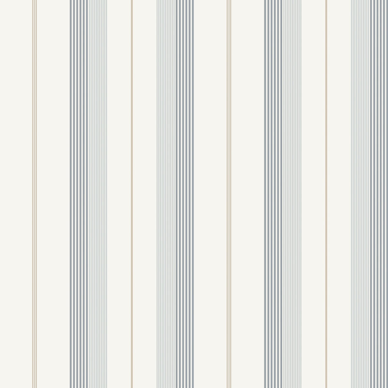 Herrgård Light Blue Stripe Wallpaper