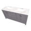 Ensemble de meuble-lavabo double 60,5 po Nimay-98588162