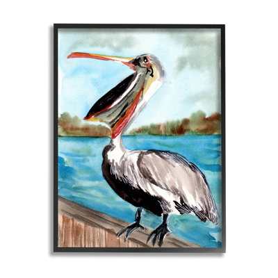 " Nautical Pelican Bird Beak " by Sebastian Grafmann