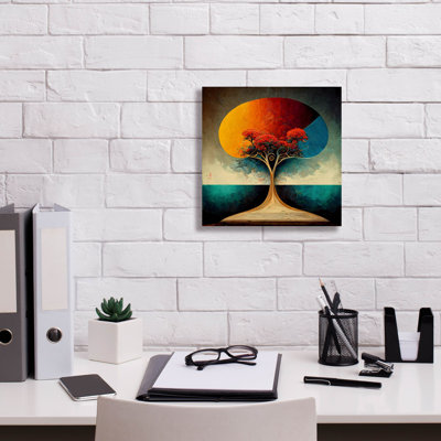 "Winston Porter" Tree of Life 4 "par Ray Heere, art mural sur toile