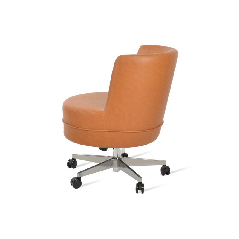 Chaise de bureau Hilton, Caramel