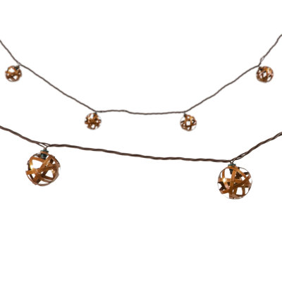Rowlett Outdoor 10 - Bulb 10'' Plug-in Shaded String Light