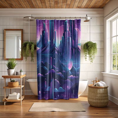 Bright Neon - Premium Shower Curtain