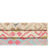 Jelly Roll Sky Handwoven Wool Rug