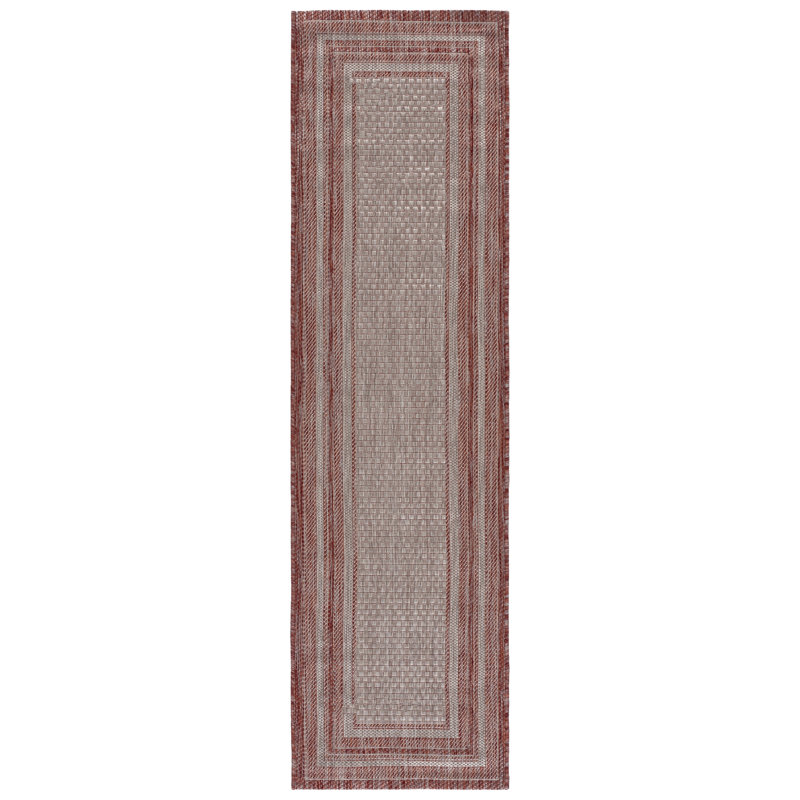 Courtyard Performance Striped Indoor Indoor/Outdoor Area Rug, Runner 2'3" x 8'