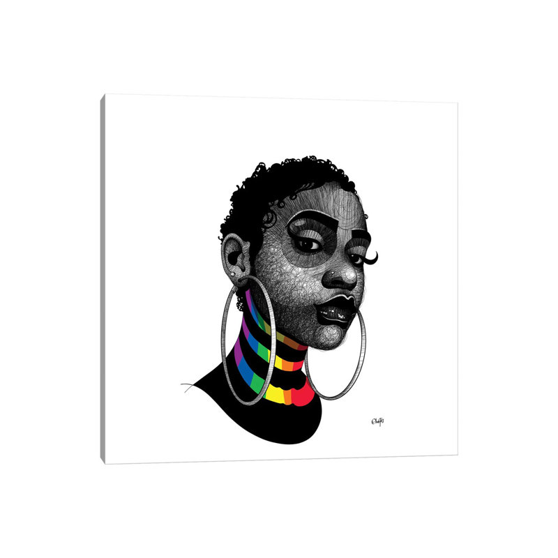 On Stripes 1 by Ohab TBJ - Wrapped Canvas Print, 93.98 cm H x 93.98 cm W x 1.91 cm D