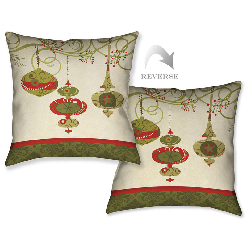 Ornaments Throw Pillow