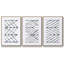 " Geometric Meditation I " 3 - Pieces-97792346-97792353