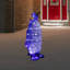 Décoration de Noël lumineuse de pingouin en acrylique de qualité commerciale