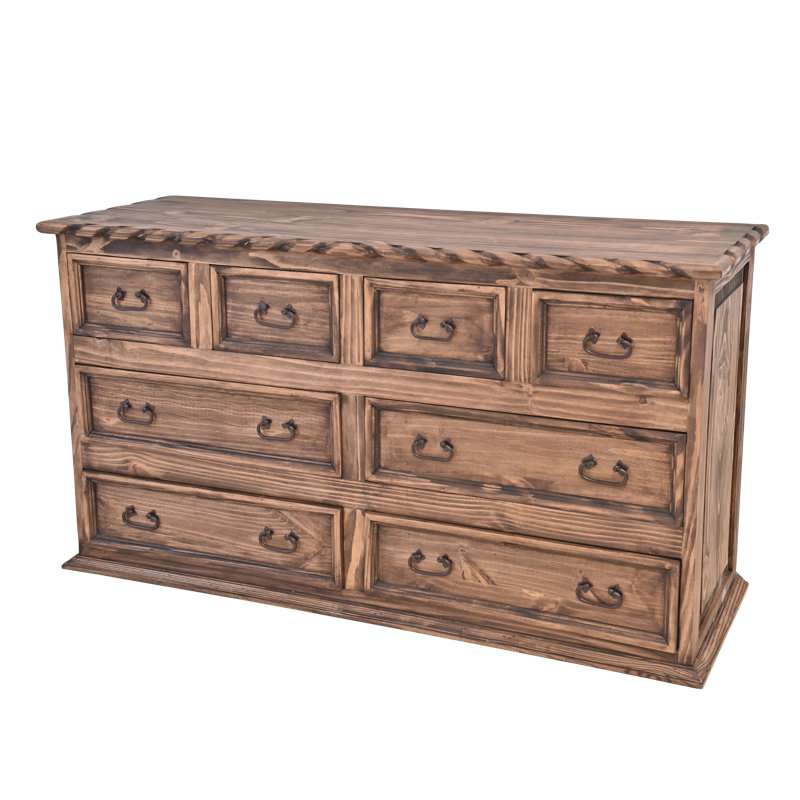 Commode 8 tiroirs Rustic Wood