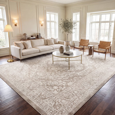 Tapis beige / crème Calidia