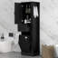 Grande armoire de rangement moderne - compartiment inclinable, tablettes réglables-1219414465