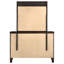 Commode 6 tiroirs avec miroir Cappuccino Aziza
