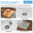 Quartz 33"L x 19"W Undermount Granite Composite Kitchen Sink Workstation Single Bowl Kitchen Sink with Bottom Grid,Cutting Board-99332473-123687591