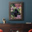 Floral on Black IV - Impression sur toile encadrée-32761611