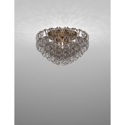 Giogali Ceiling Lamp 60 Crystal Smoky Matt Bronze 1 E26 Ul 1
