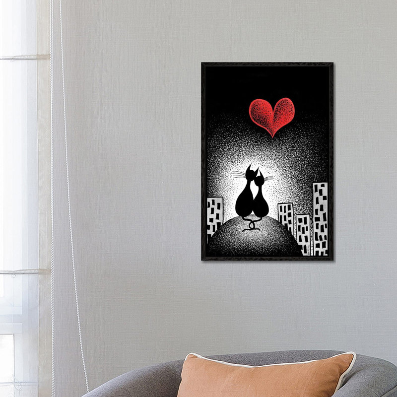 Faithfulness by Ben Heine - Print on Canvas, 66.04 cm H x 45.72 cm W, Black Framed
