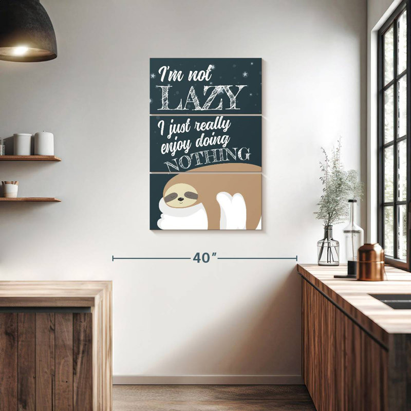 Tergel Funny Sloth, 38" H x 24" W