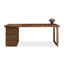 Bureaux rectangulaires en bois massif brun noisette-1889646751-1889646749