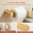 4-piece Stainless Steel Bathroom Hardware Set, Gold Bathroom Accessories-125723456