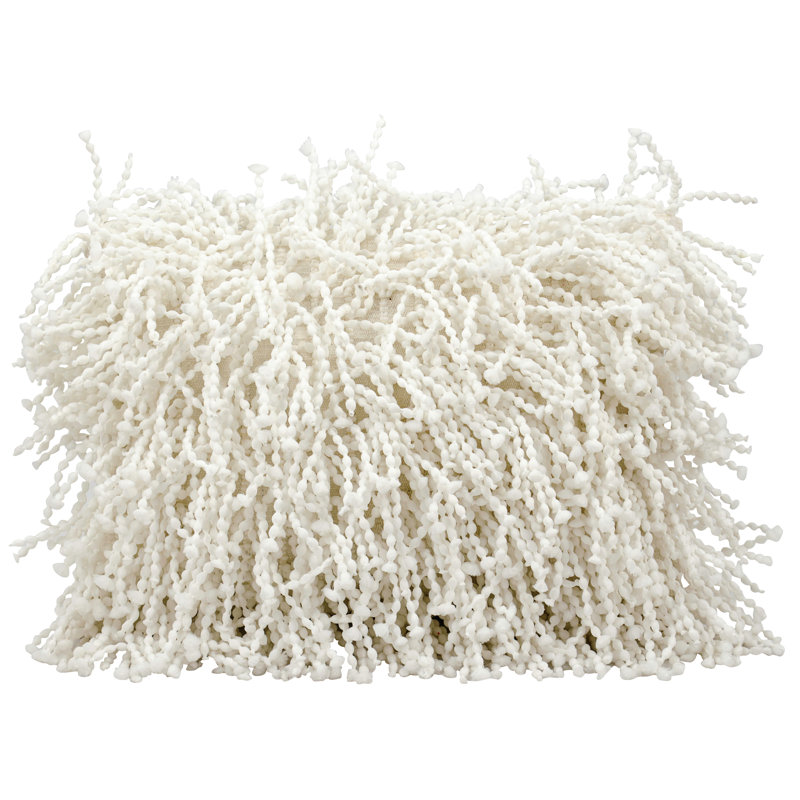 Dwyn Lumbar Pillow, White