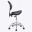 Chaise rembourrée avec dossier et siège pivotant et ergonomique à inclinaison hydraulique, chaise d'appoint avec roulettes pour le bureau