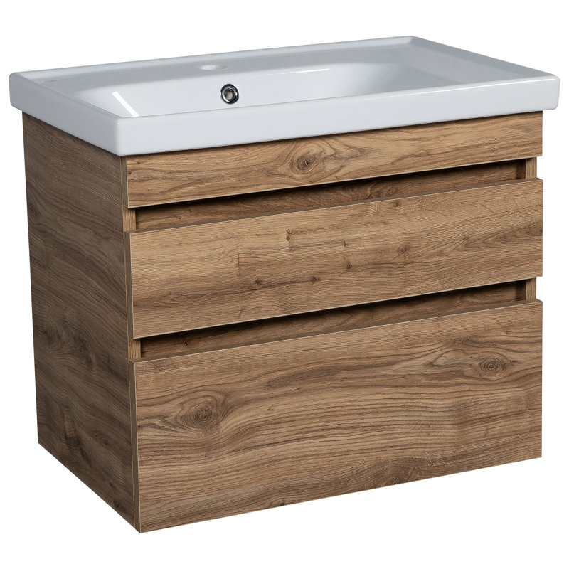 Meuble-lavabo simple 39,6 po avec comptoir en céramique Harees
