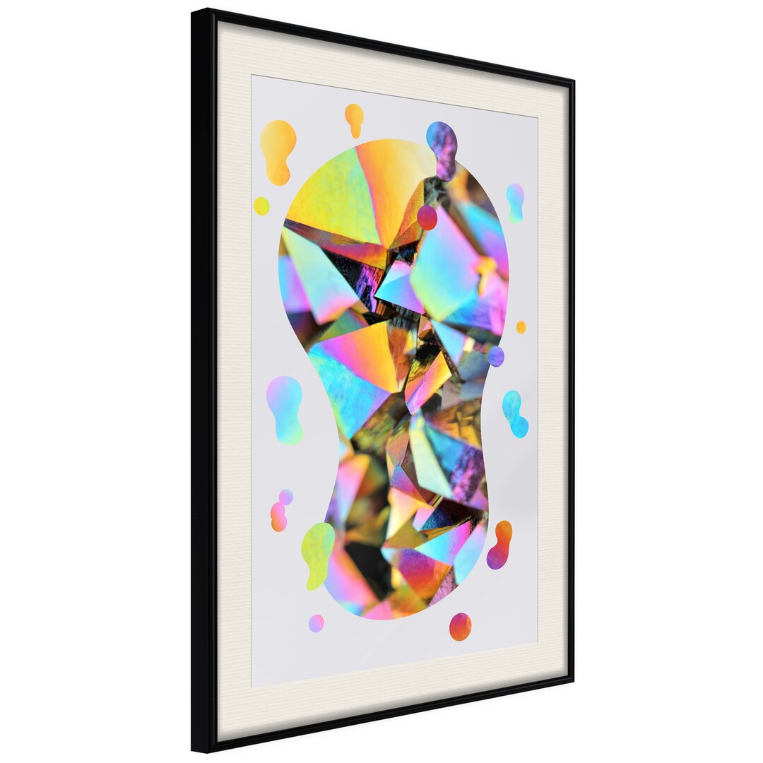 Gerahmtes Poster Abstract Light Bulb