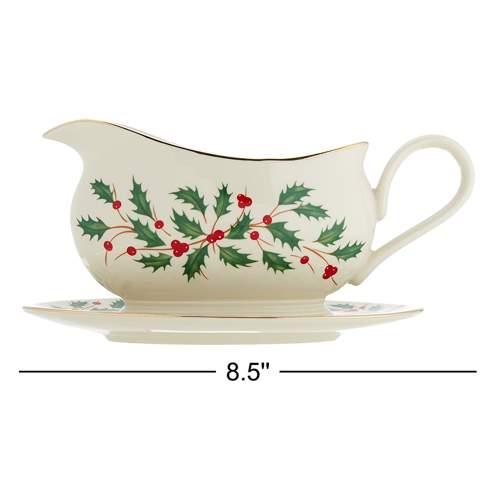 Holiday Porcelain Gravy Boat