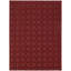 Tapis touffeté à motif géométrique rouge chili-236857243