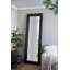Miroir pleine grandeur, miroir de plancher noir