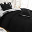 Premium Cover Set Brushed Microfiber Reversible With Zipper Closure & Corner Ties-125042969-128505343