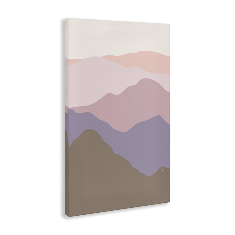 Toile subtile «Pastel Hills» par Martina Pavlova, H 36 po x l 24 po