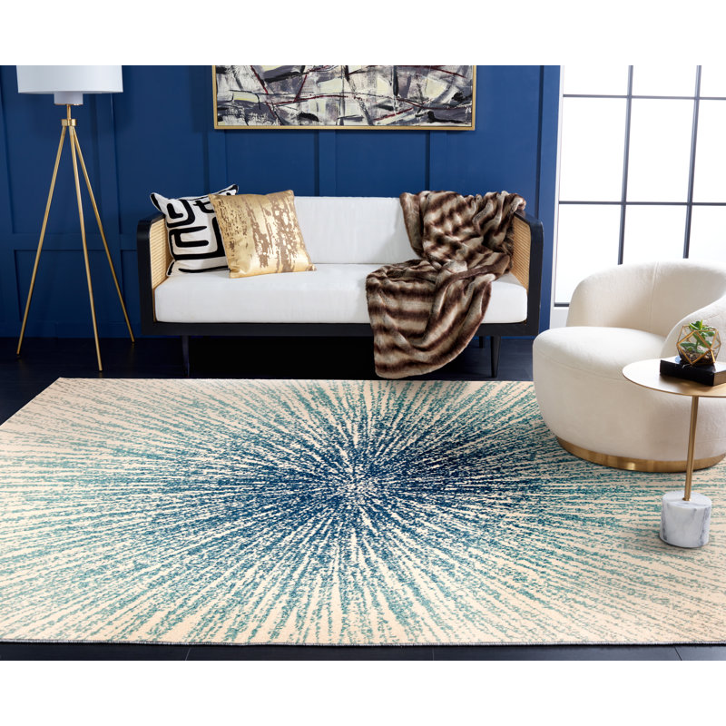 Manassas Transitional Rug, Royal/Ivory, Rectangle 235 x 305 cm