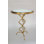 Saffold Mirrored Glass Top End Table