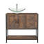 Meuble-lavabo simple 36 po avec lavabo sur pied Farmhouse-1864242794-1864242793