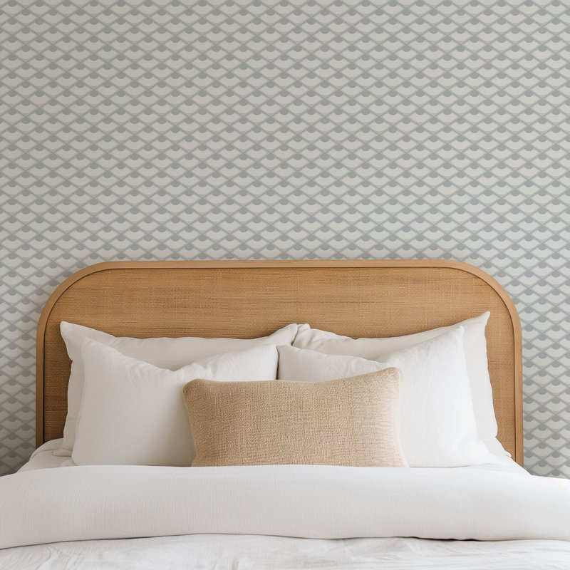 Don't Be Koi - Wallpaper by Julianne Taylor Style, Whale, Faux Grasscloth