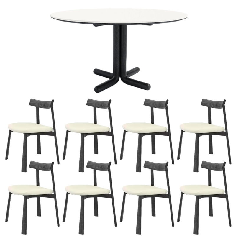 Table de salle à manger romantique romantique